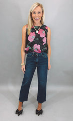 Floral Current Top