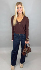 Chic Intentions Sweater (coffee bean)