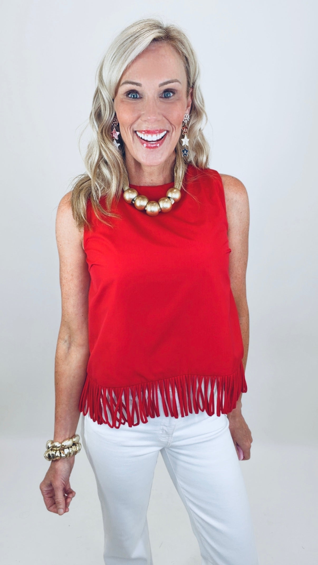 Fringe Benefits Top (red)