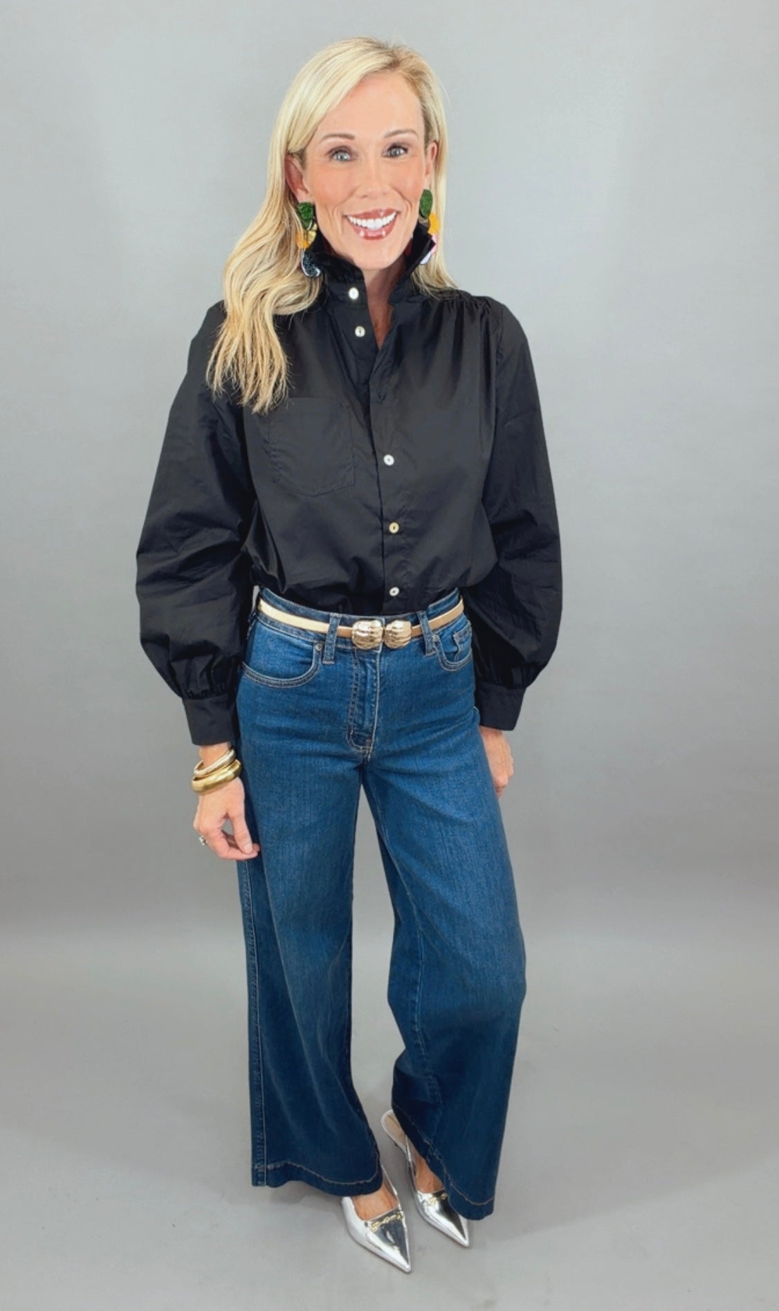 Collar Couture Top (black)