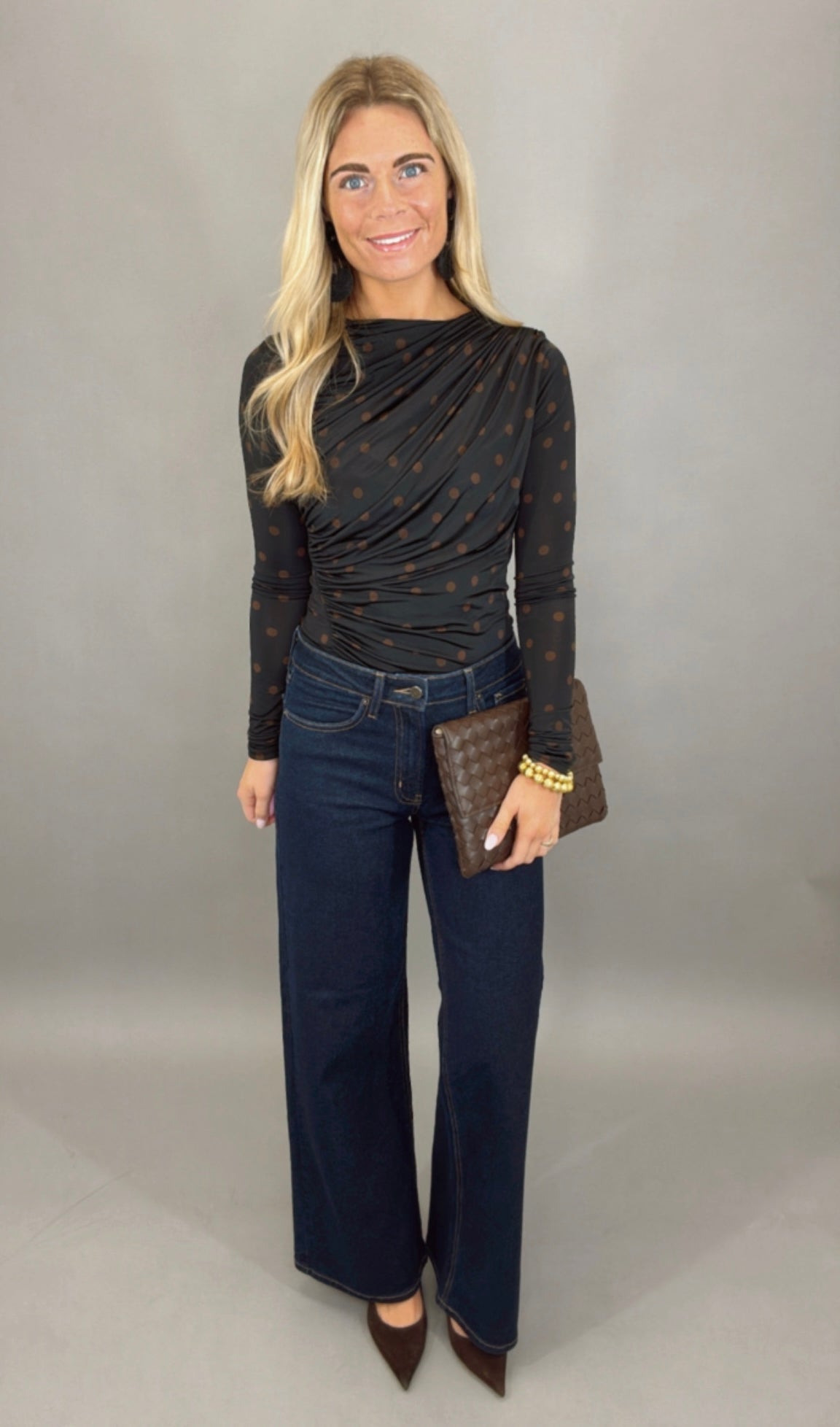 Dotted Delight Top (black)