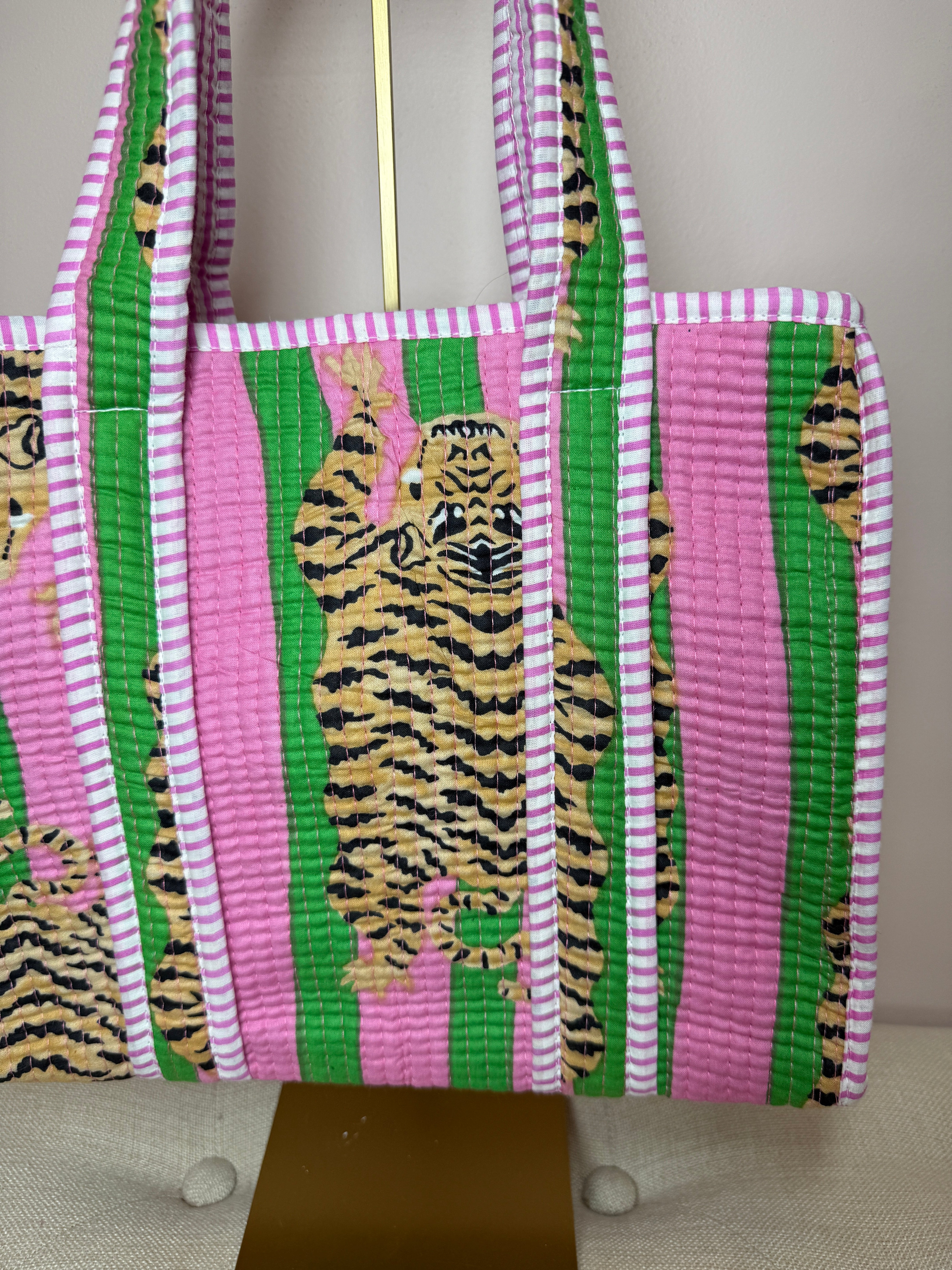 Wild Side Mini Quilted Tote