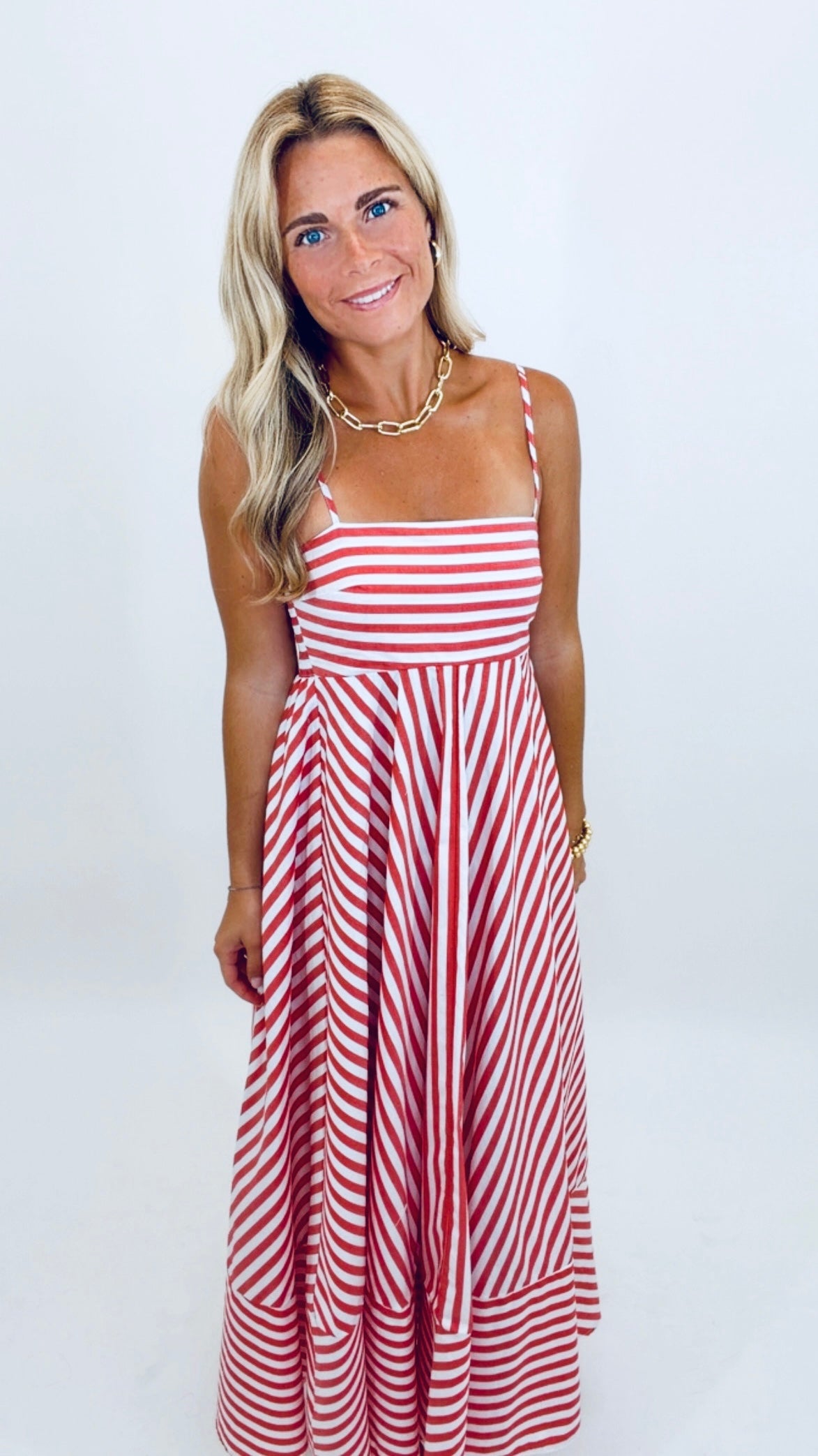 Red, White & Ready Dress