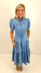 The Belle Denim Dress