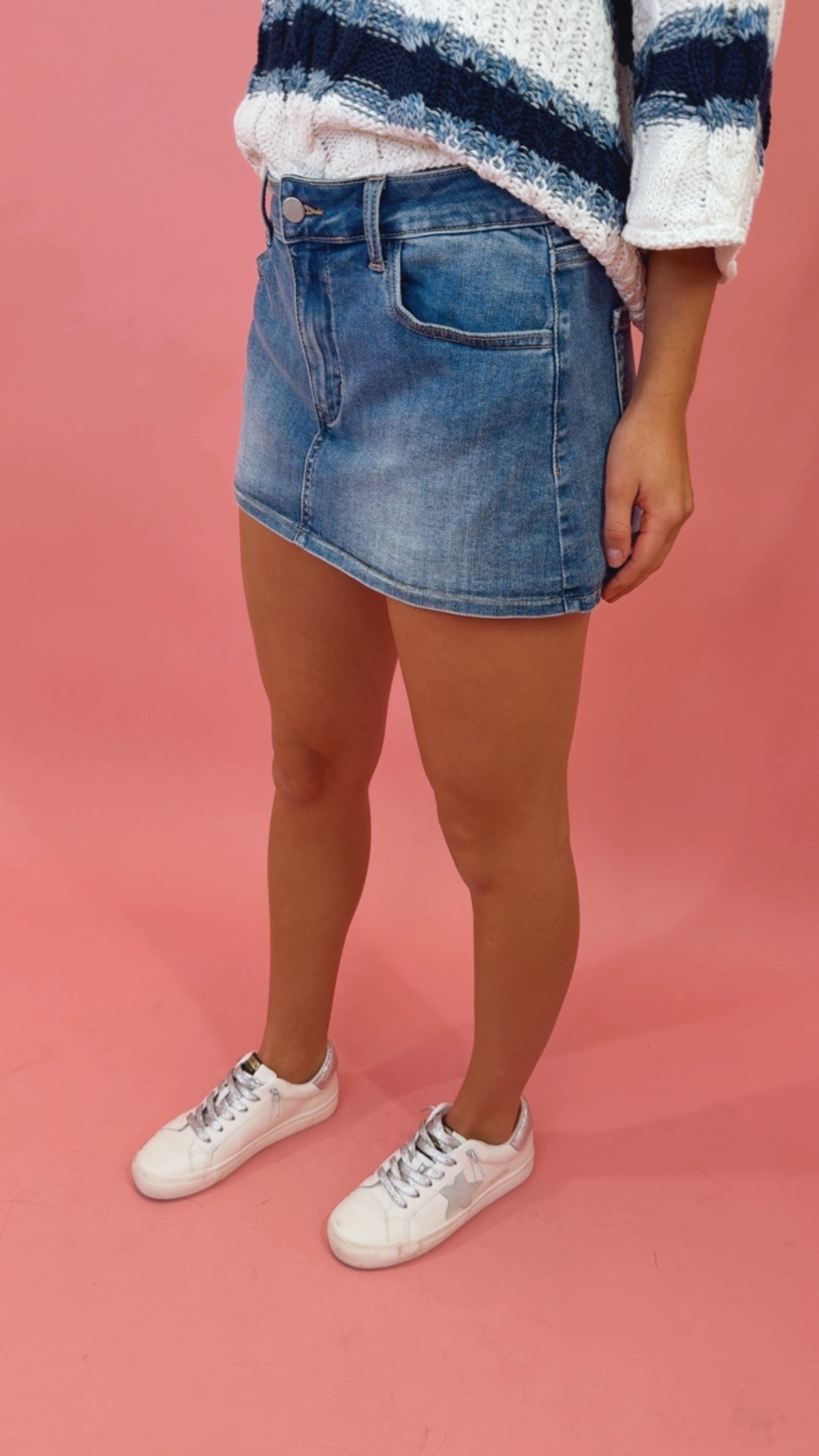 Go-To Denim Skort (med denim)
