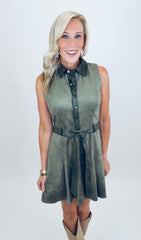 Sure Thing Dress (olive)