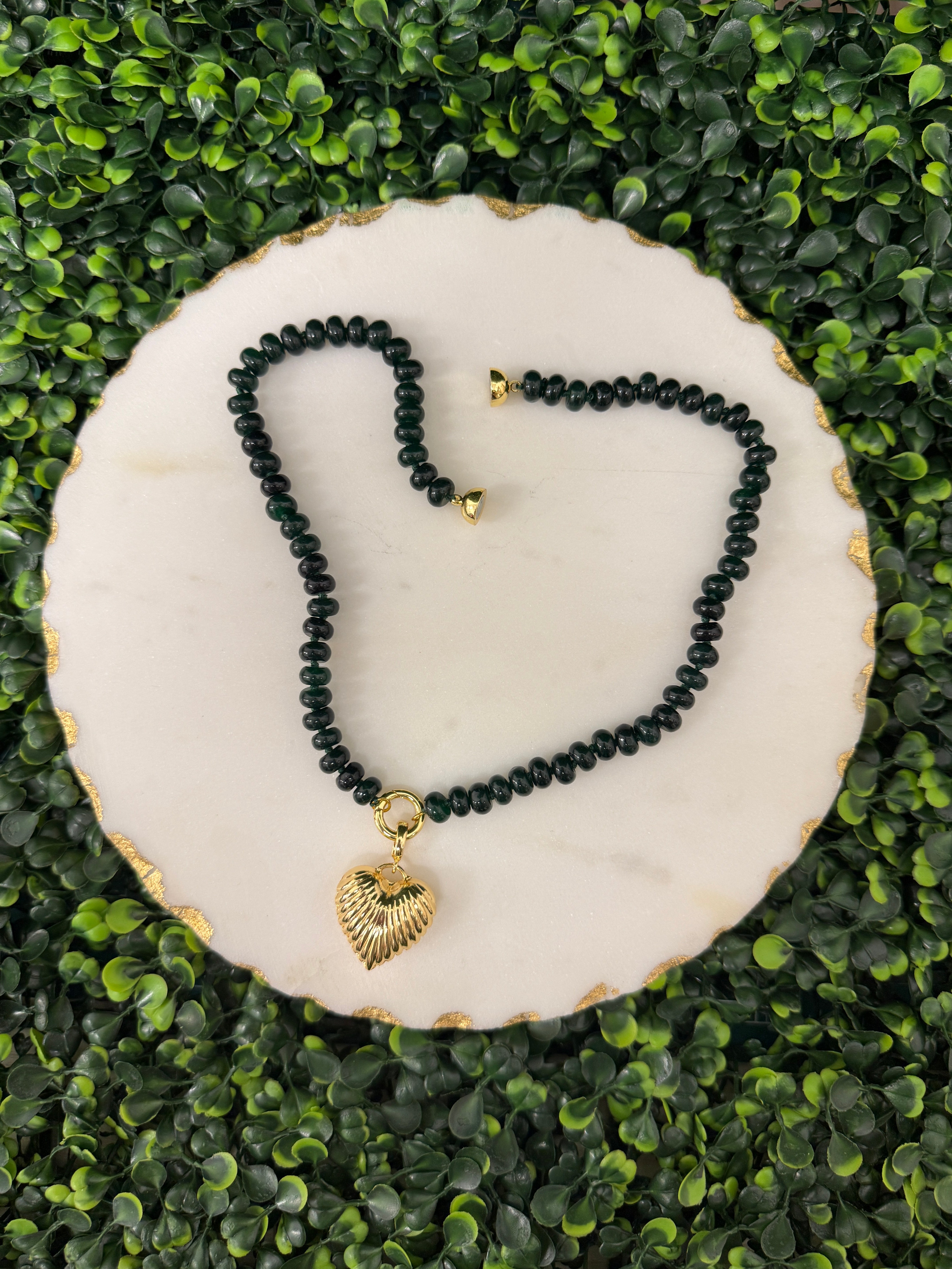 Evergreen Heart Necklace