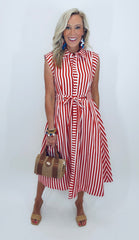 Liberty Lane Dress (red)
