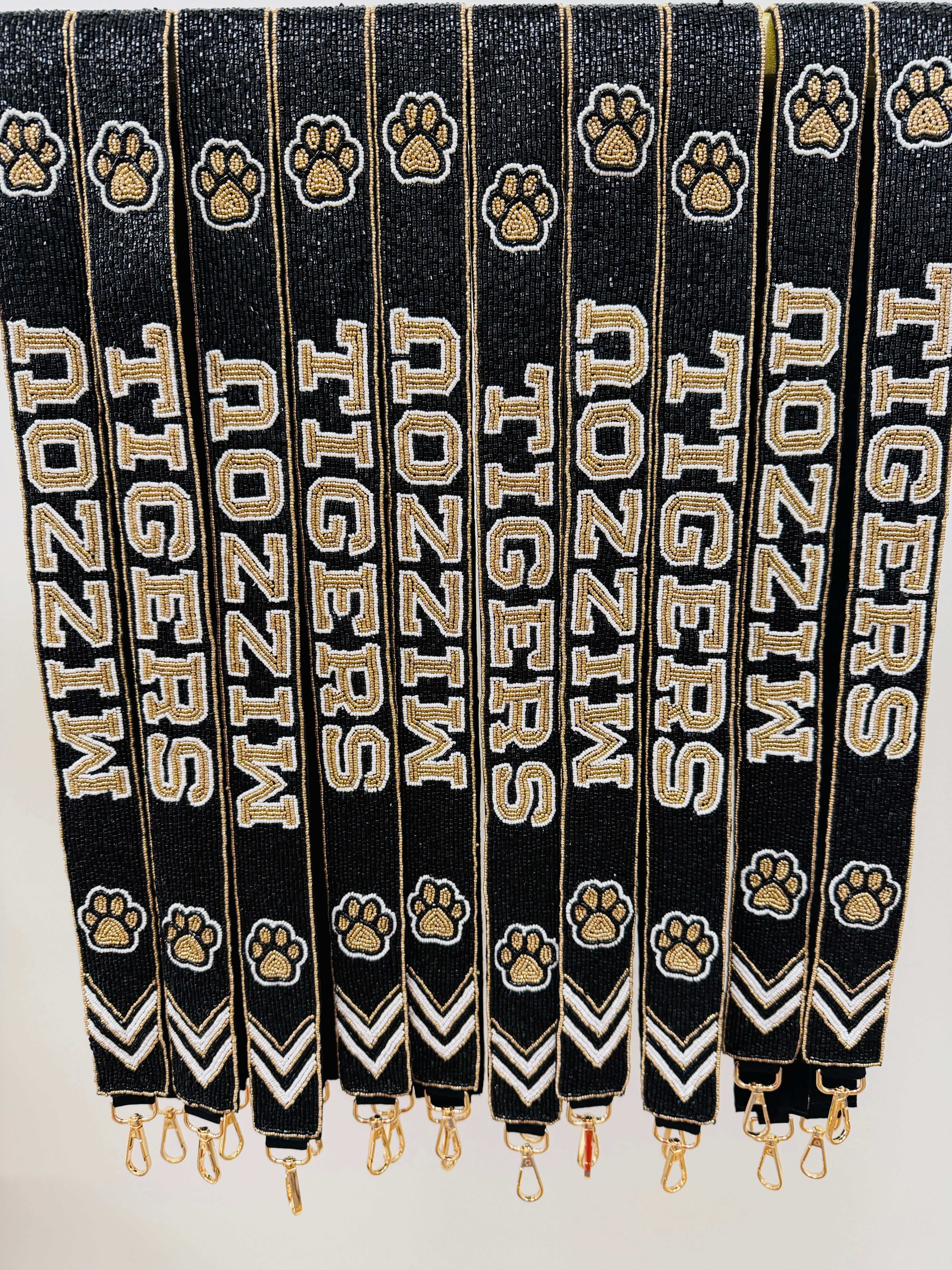 Mizzou Beaded Guitar Strap