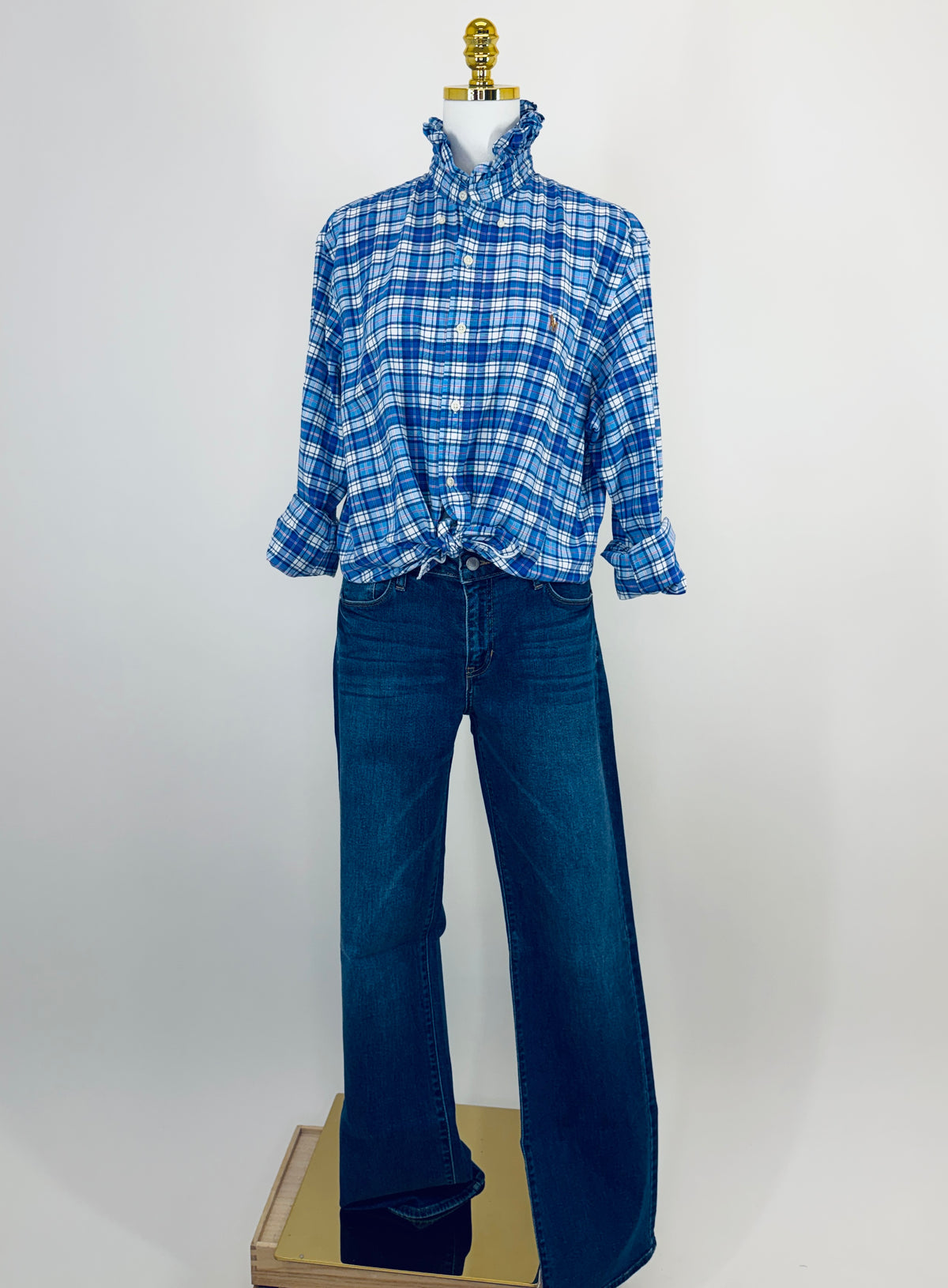 Second Story Shirt (Polo/PkBl/L)