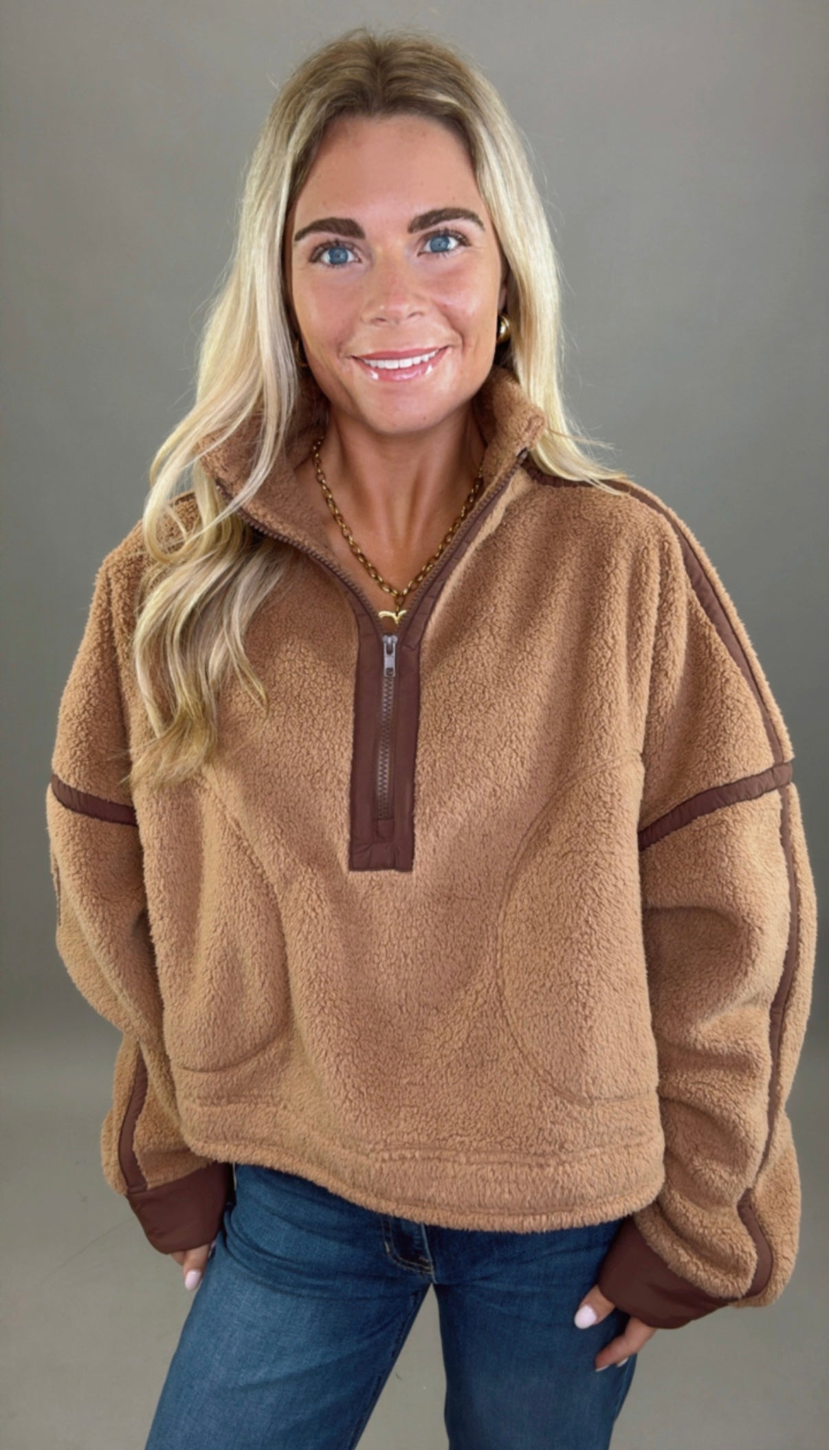 Alpine Retreat Pullover (camel)