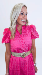Easy Elegance Dress (hot pink)