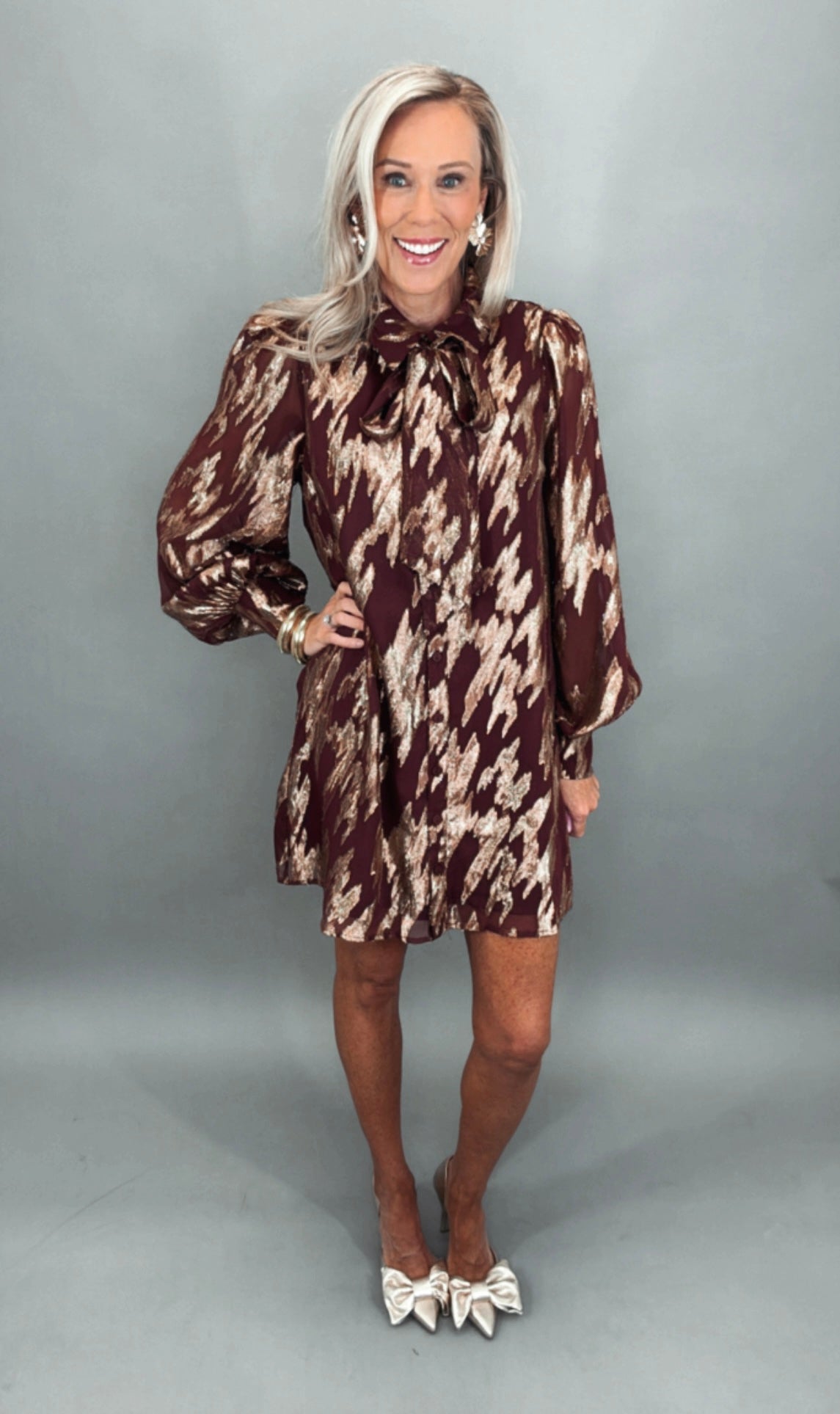 Shimmer Signal Dress