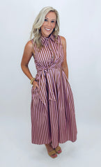 Side Note Dress (pink)