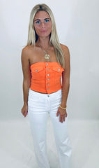 Sunset Snap Top