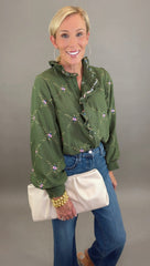 Blossom Hollow Top (olive)