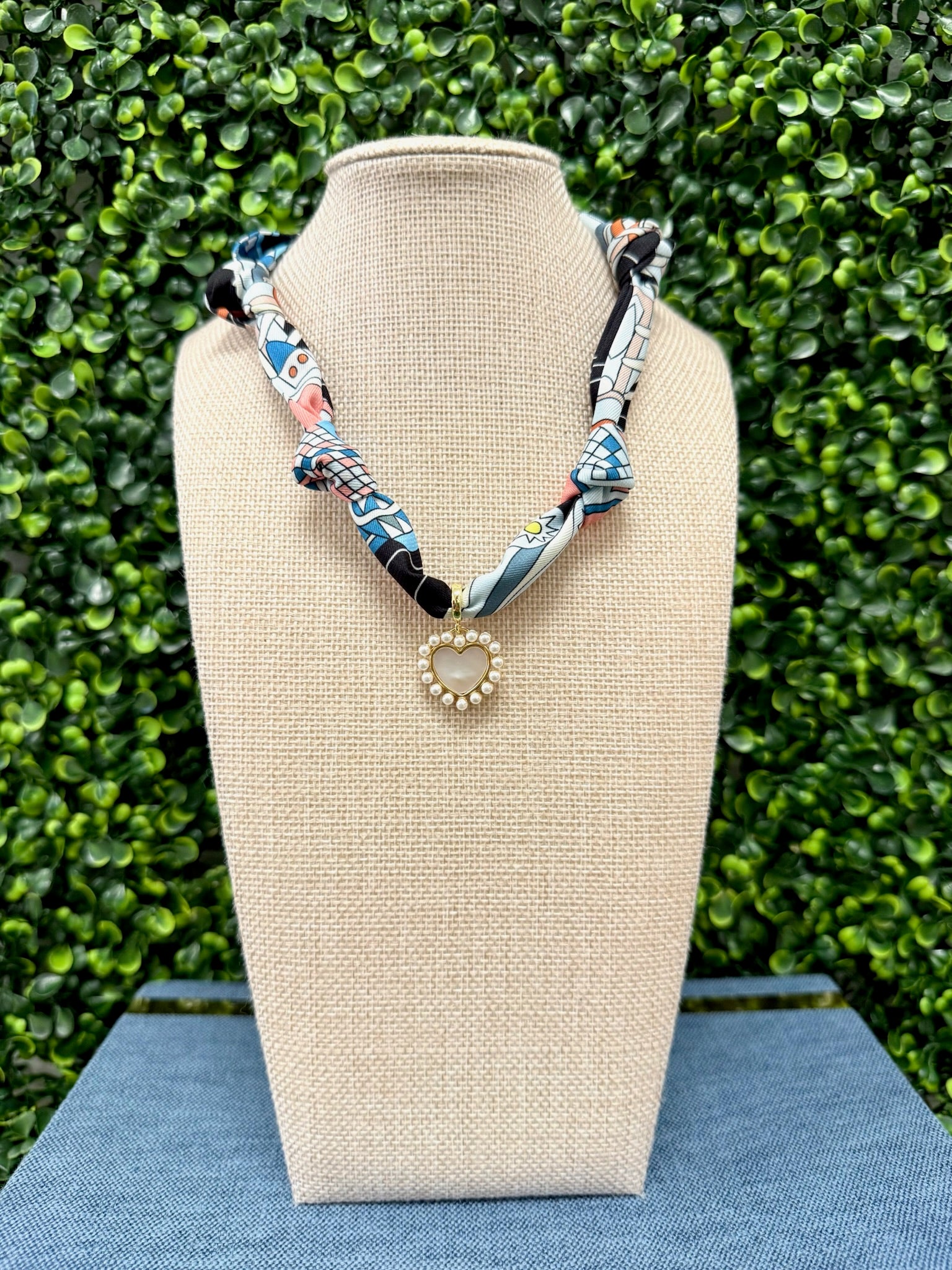 Sweetheart Symphony Scarf Necklace