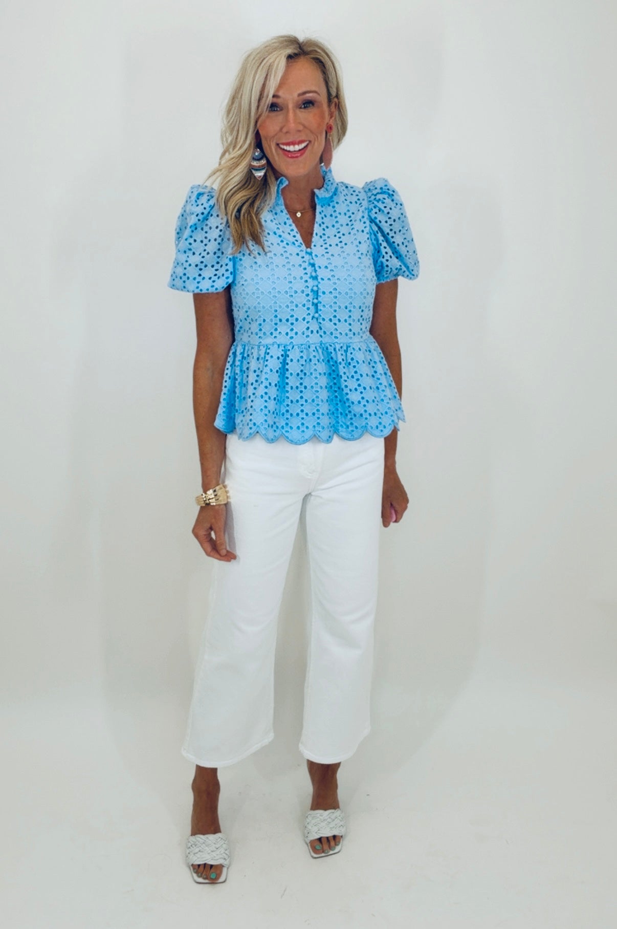 Charm Theory Top (blue)