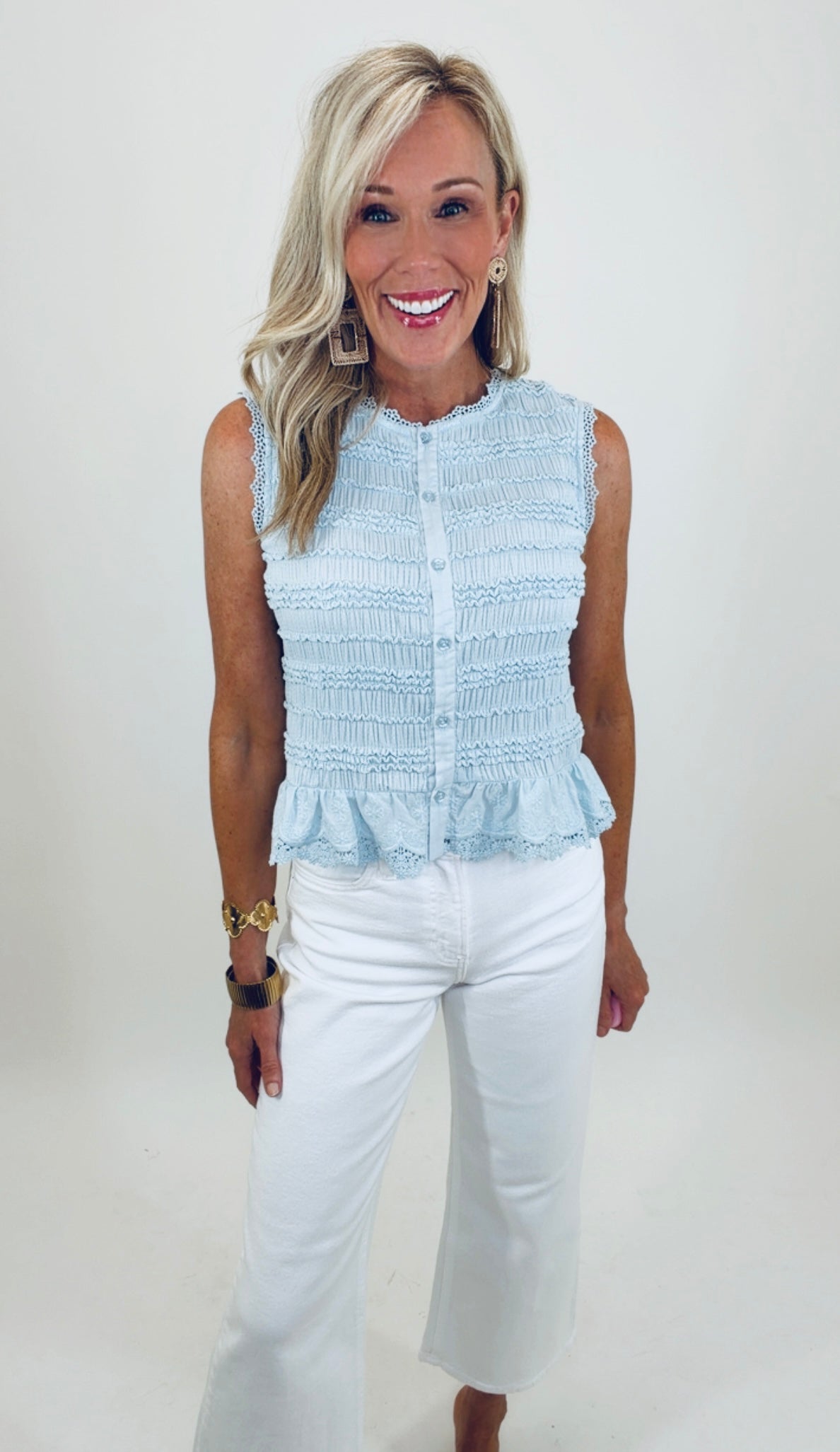 Vintage Whim Top (blue)
