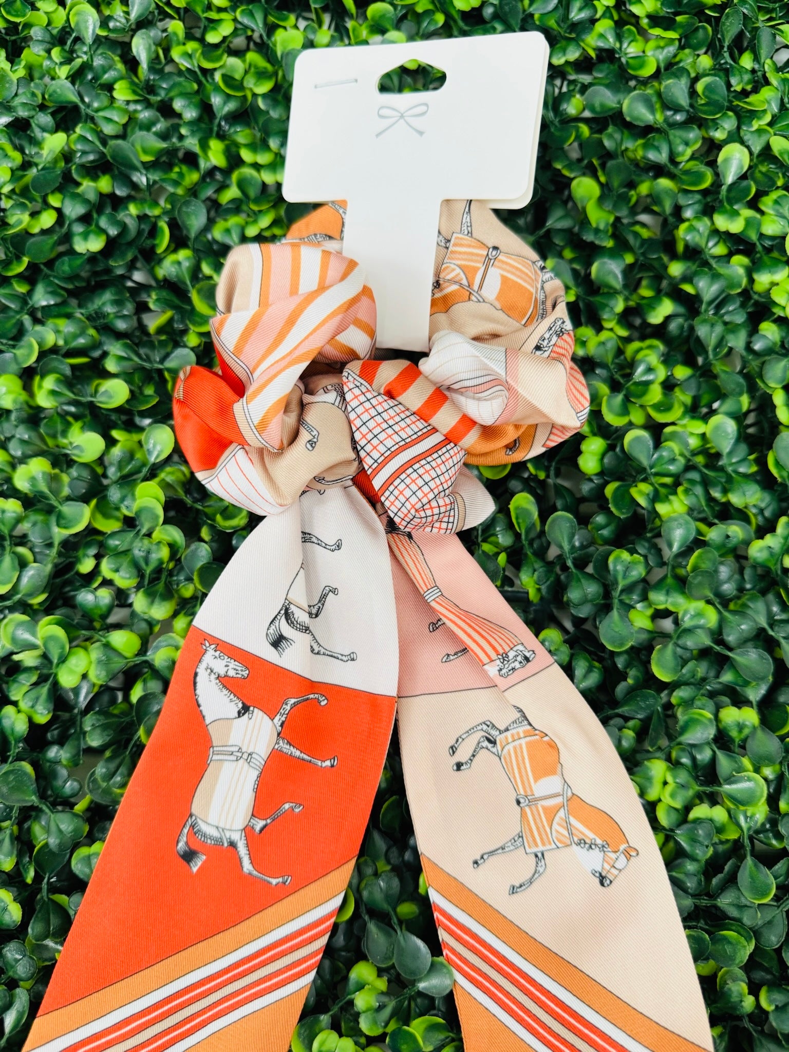 Polo Scarf Scrunchie