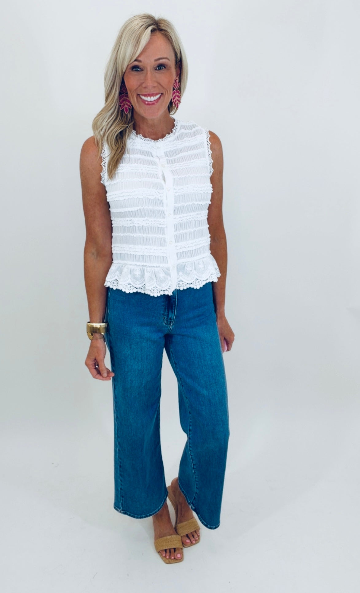 Vintage Whim Top (white)