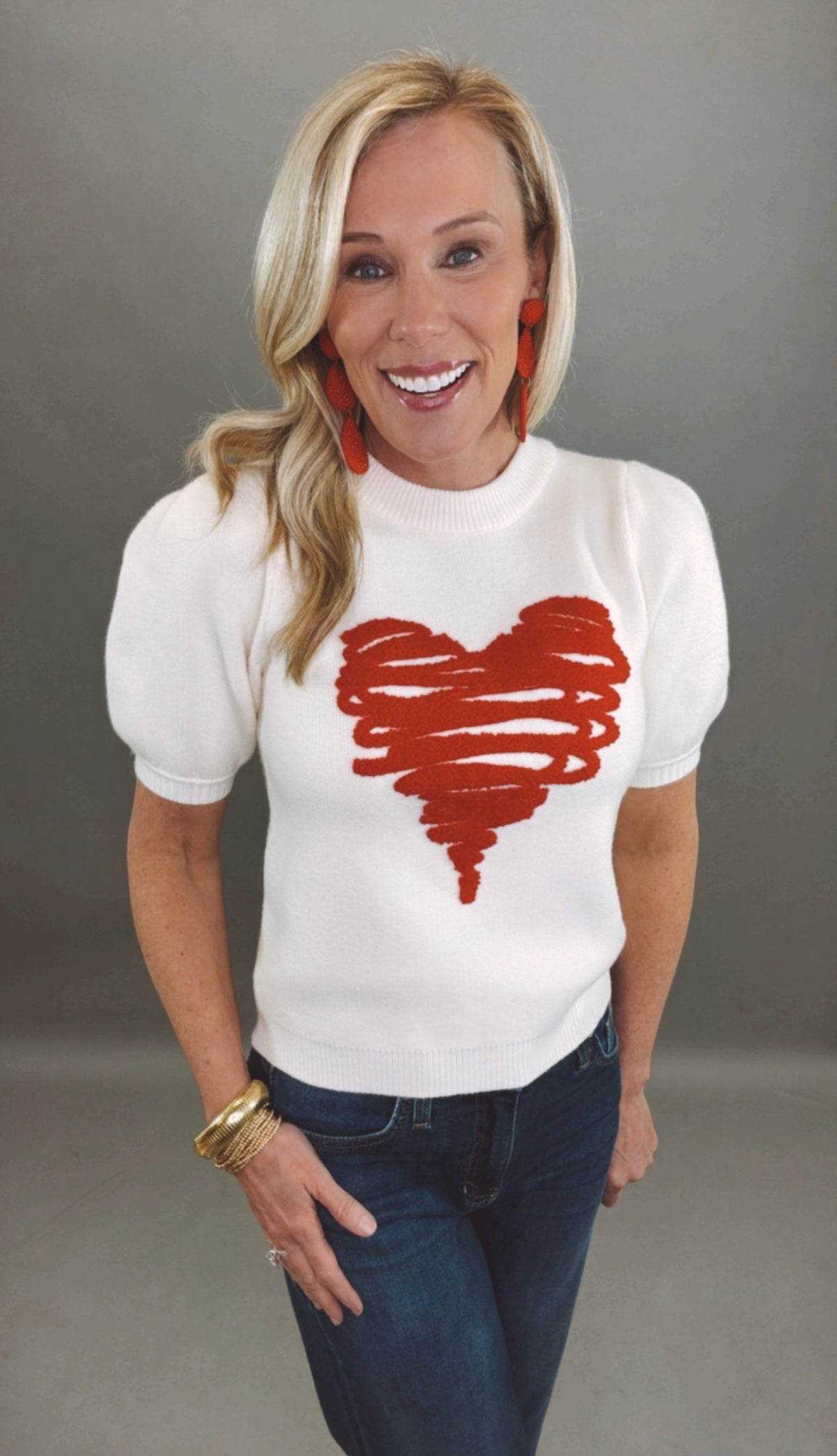 Scribble Sweetheart Sweater