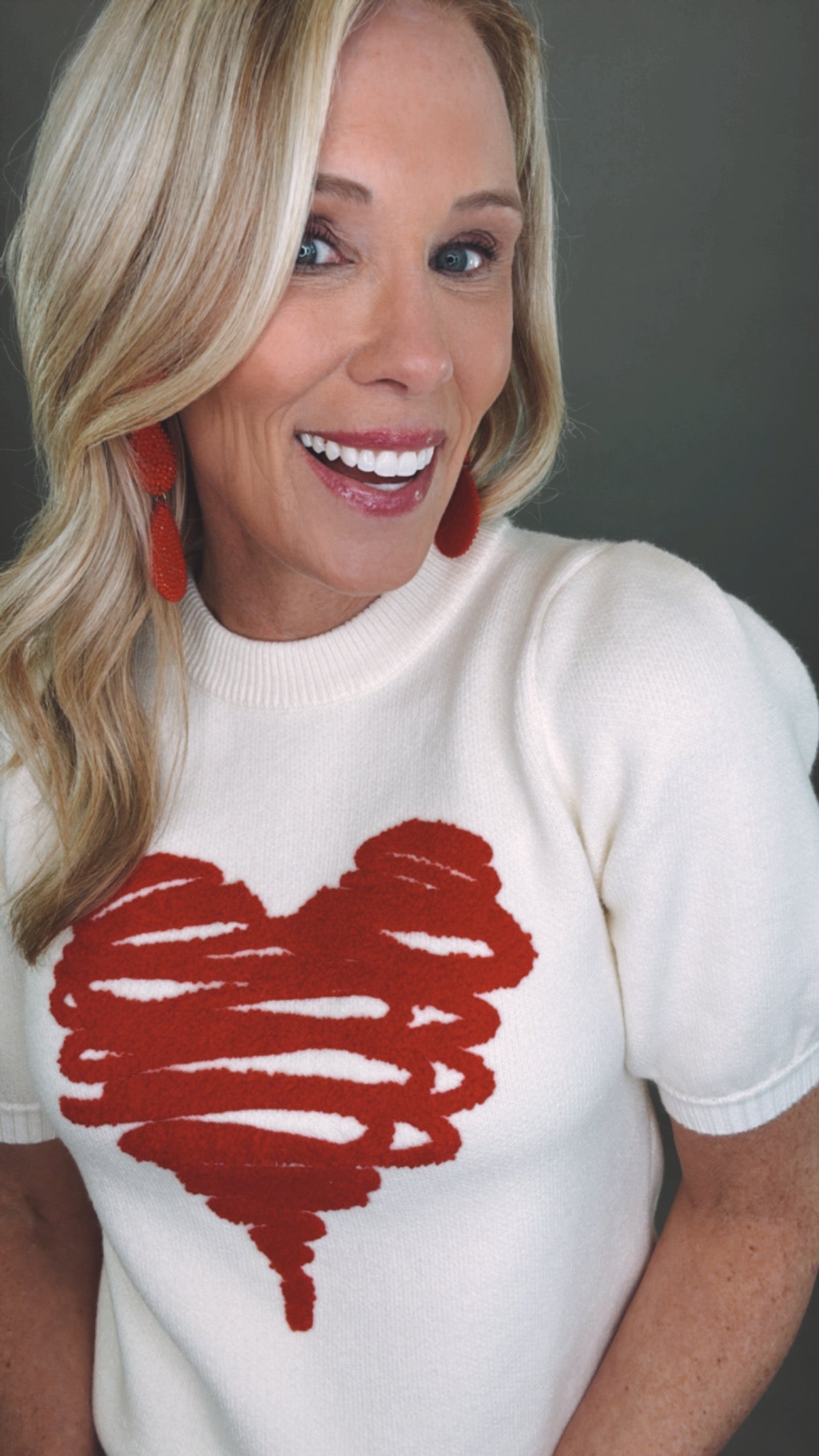 Scribble Sweetheart Sweater