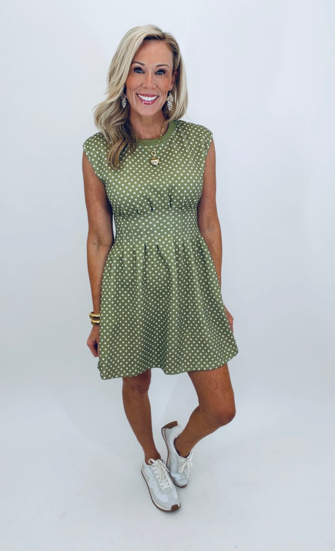 Darling Days Dress (olive)