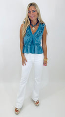 Chambray Charm Top
