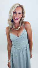 Basque Beauty Dress (green)