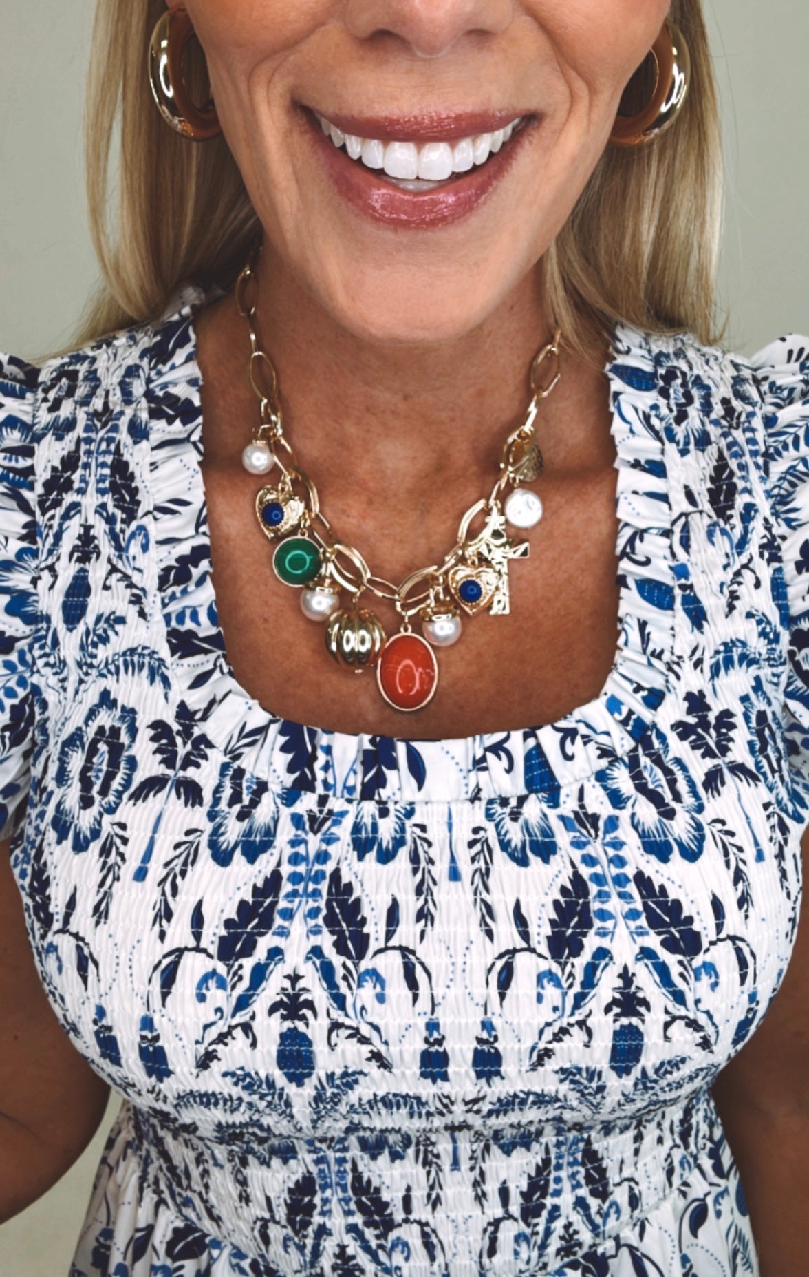 Bold Charm Necklace