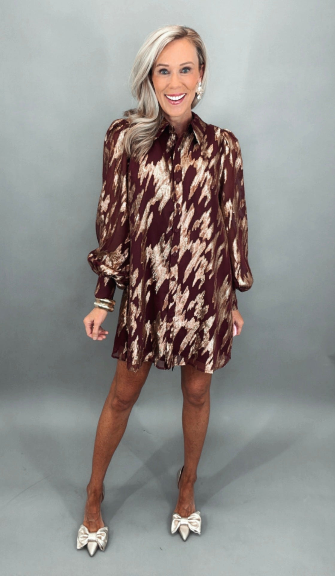 Shimmer Signal Dress