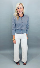 Stripe Right Cardigan