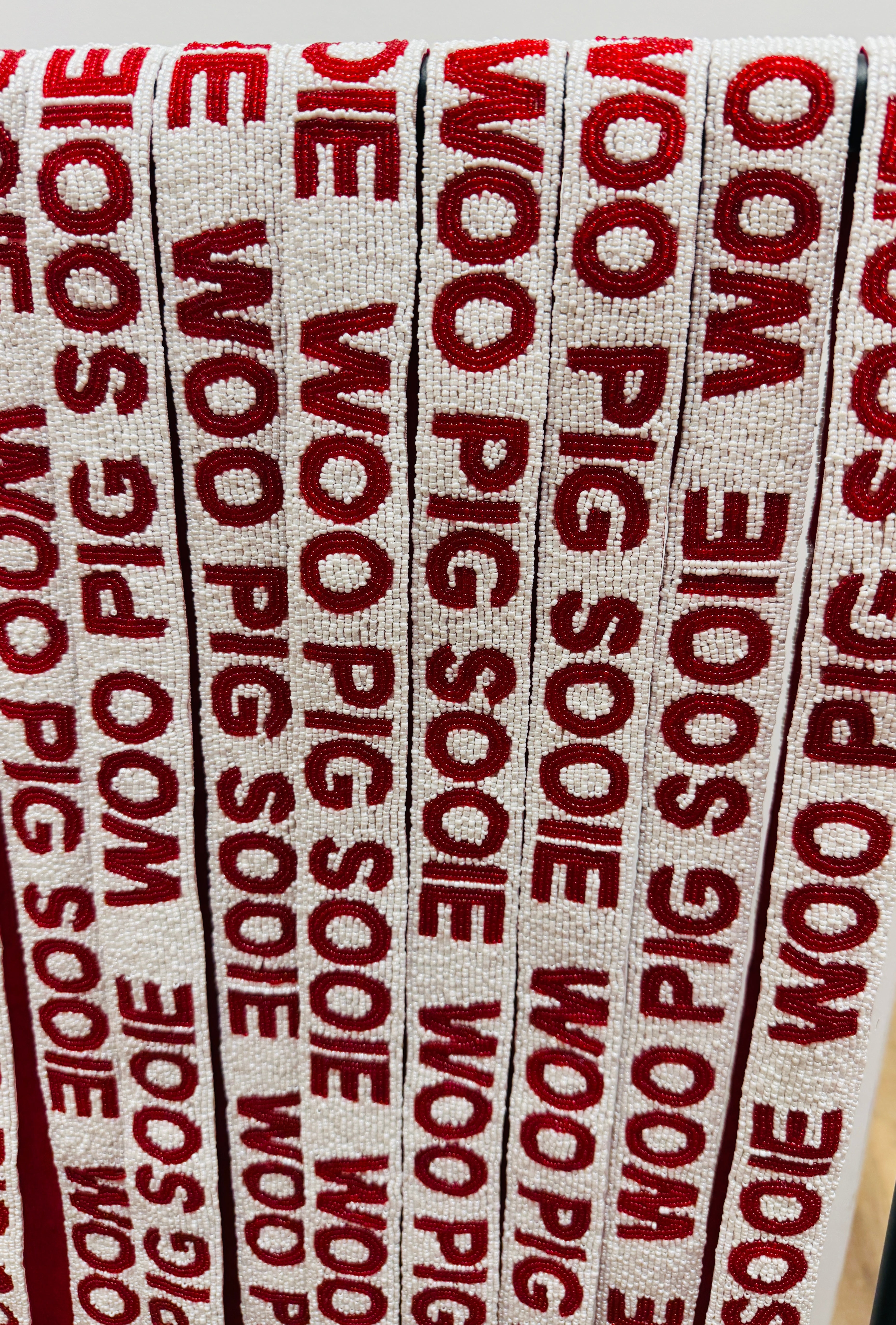 Woo Pig Beaded Strap