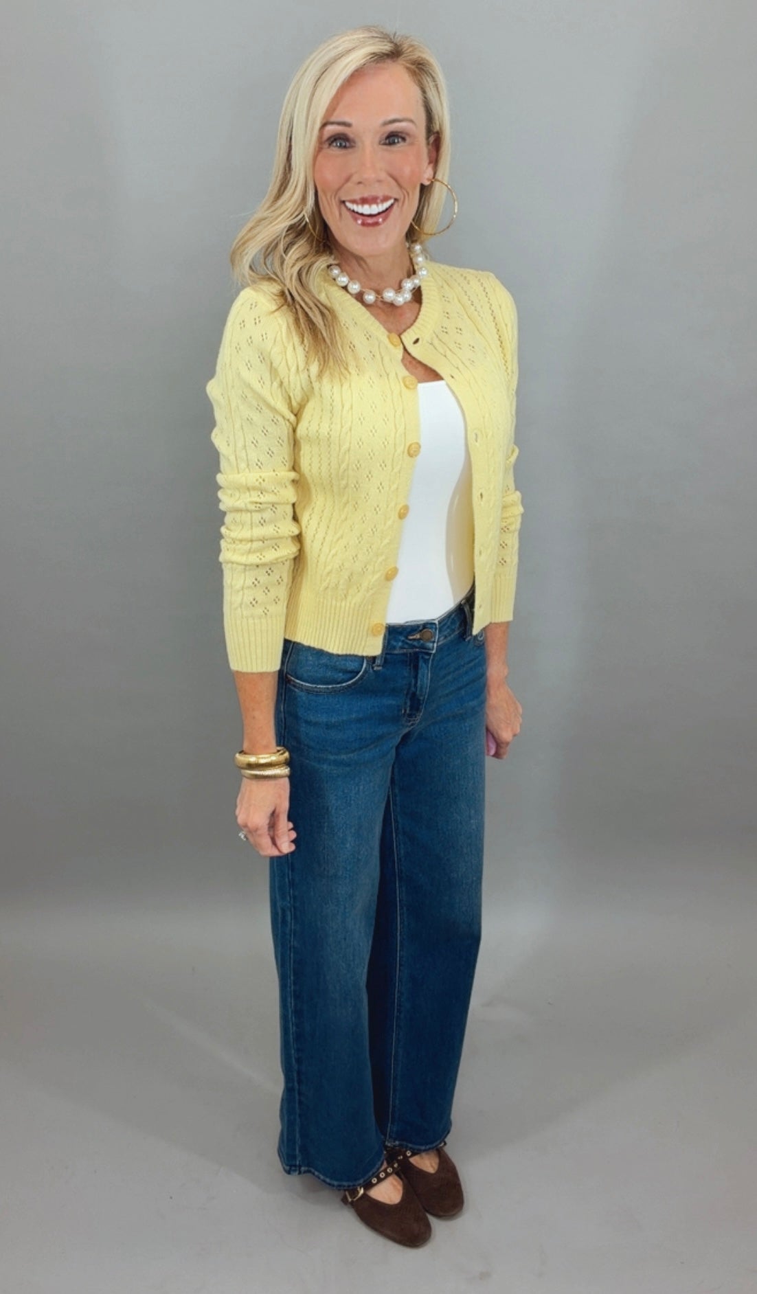 Birdie Cardigan (yellow)