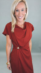 Evening Intent Dress (scarlet)