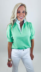 Prep Talk Top (green)