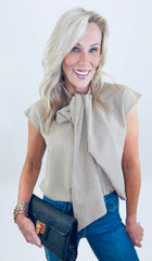 Pinstripe Poise Top