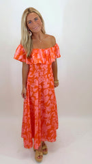 Off the Shoulder Moment Maxi