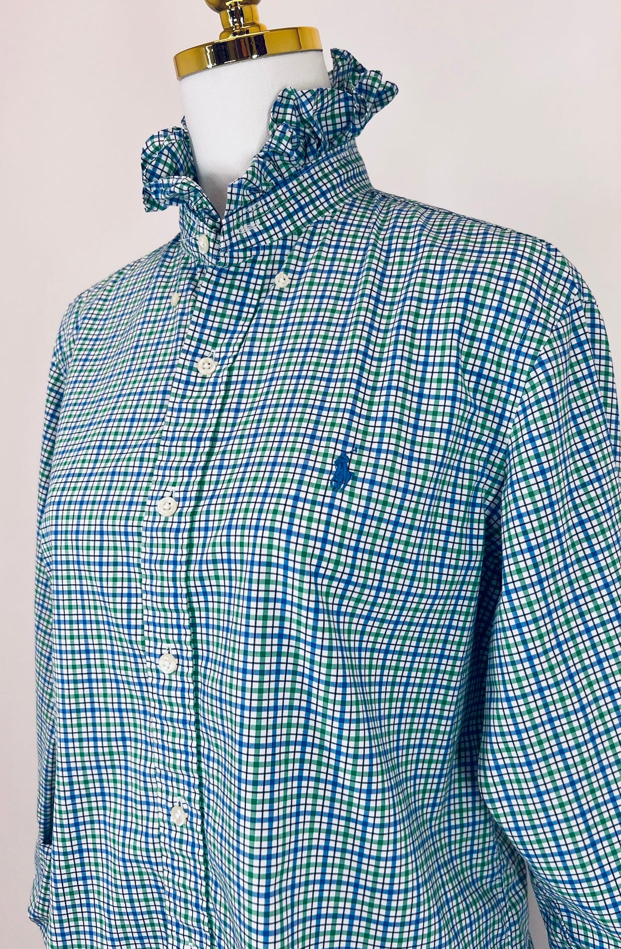 Second Story Shirt (Polo/GreenBlBlk/M)