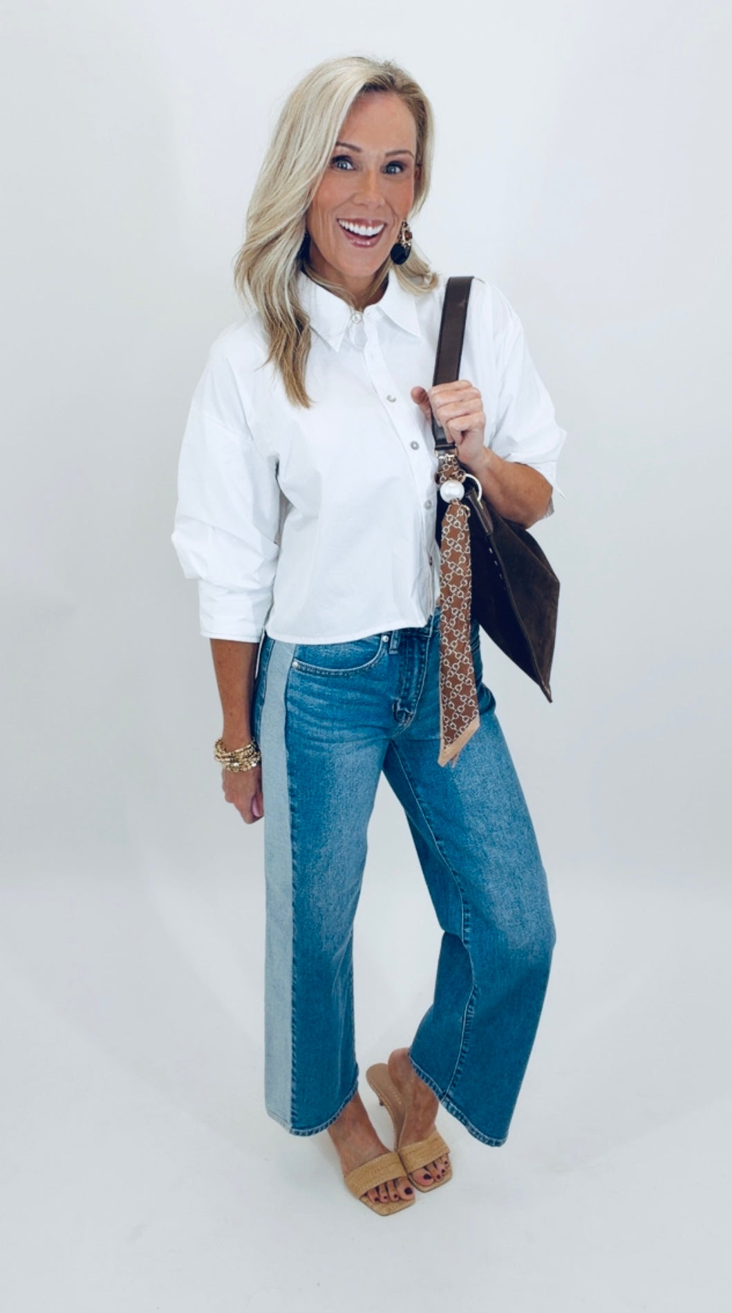 Contrast Straight Jean