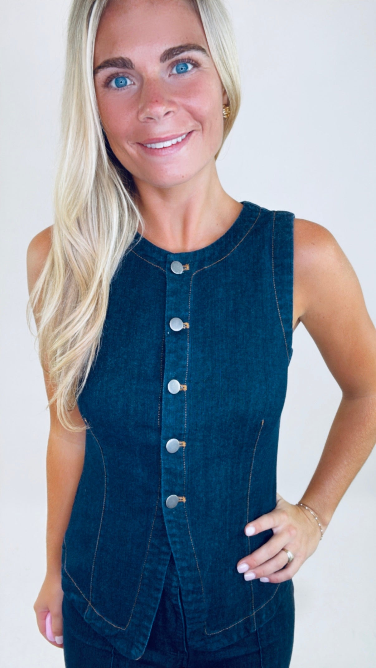 Denim Darling Top