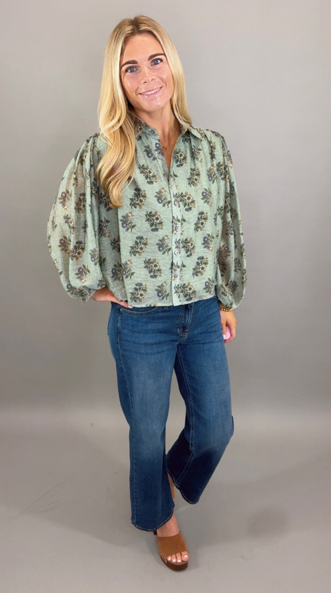 Fernfield Blouse (green)