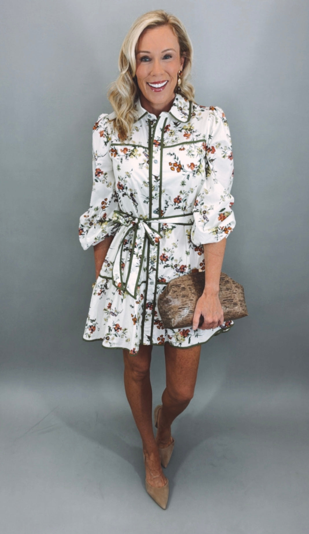 Garden Circuit Dress (ecru)