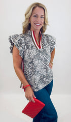 Strut & Stripe Top