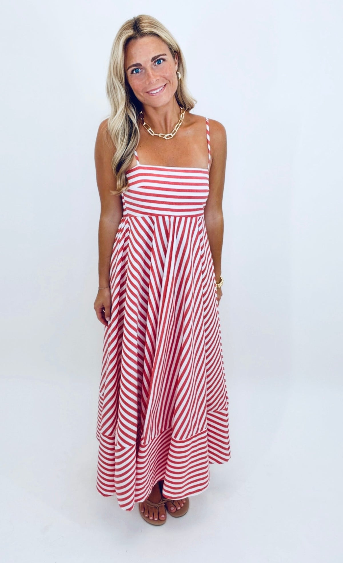 Red, White & Ready Dress