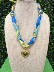 Heartfelt Halo Scarf Necklace
