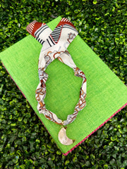 Moonlit Twist Scarf Necklace