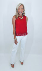 Fringe Benefits Top (red)