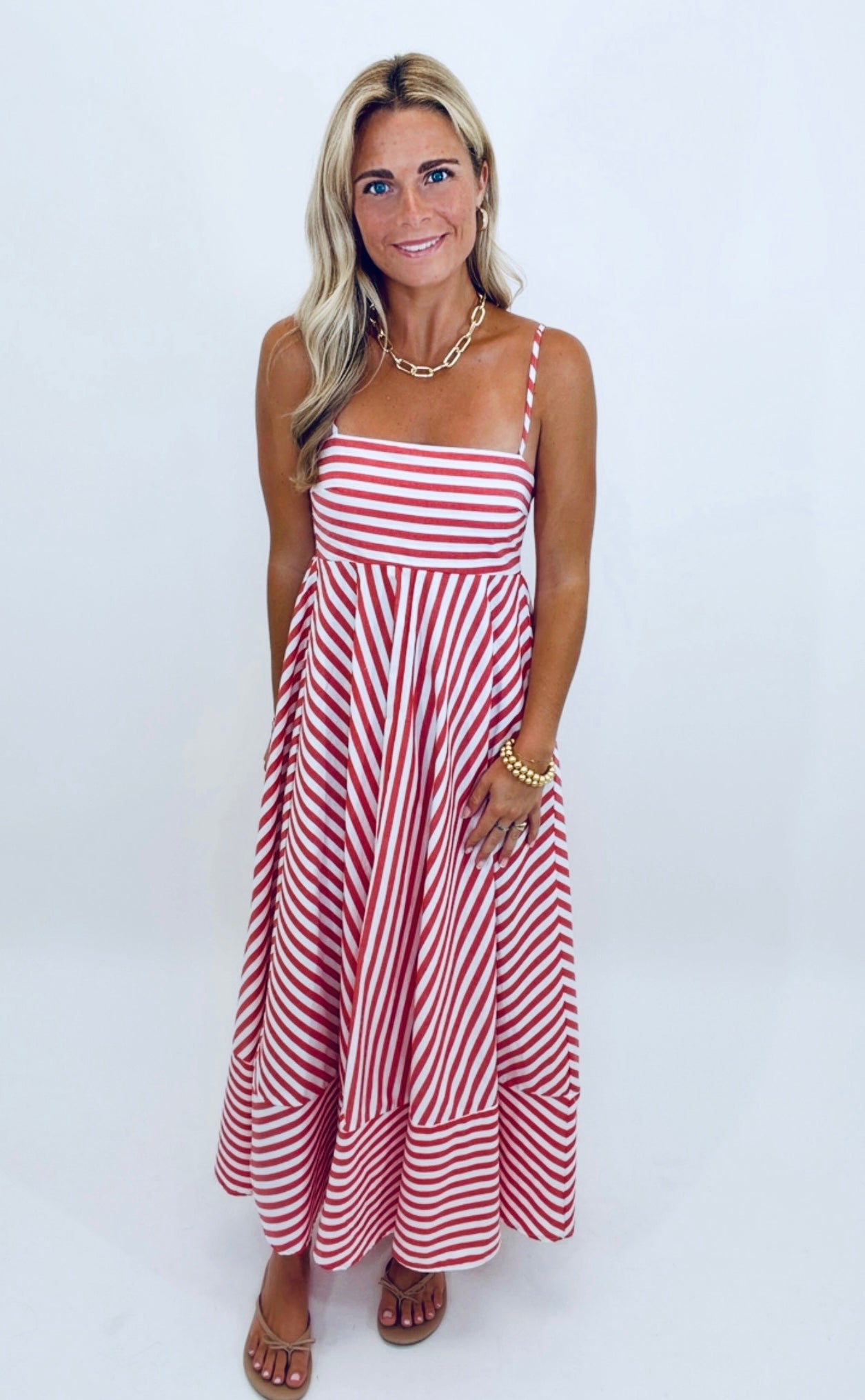 Red, White & Ready Dress